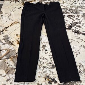 J. Crew Women's Classic Black Trousers Ryder style.
